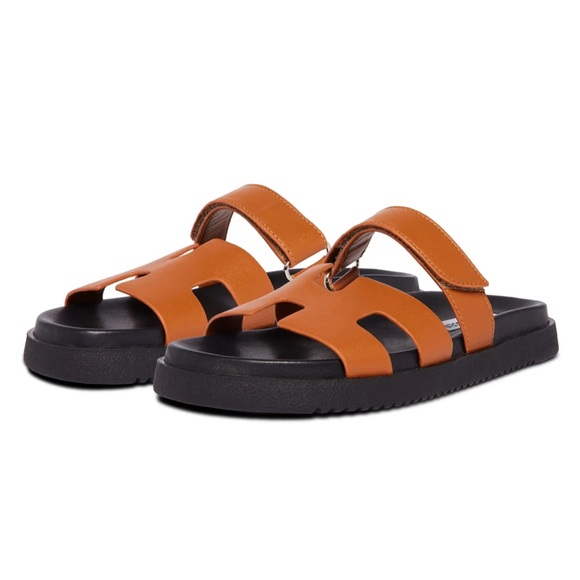 Steve Madden Cognac Mayven Sandal NWOT - Picture 2 of 9